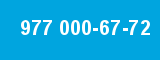 977 000-67-72 977 000-67-72